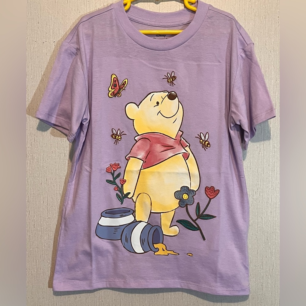 Disney Girl’s Lavender Winnie the Pooh Tee